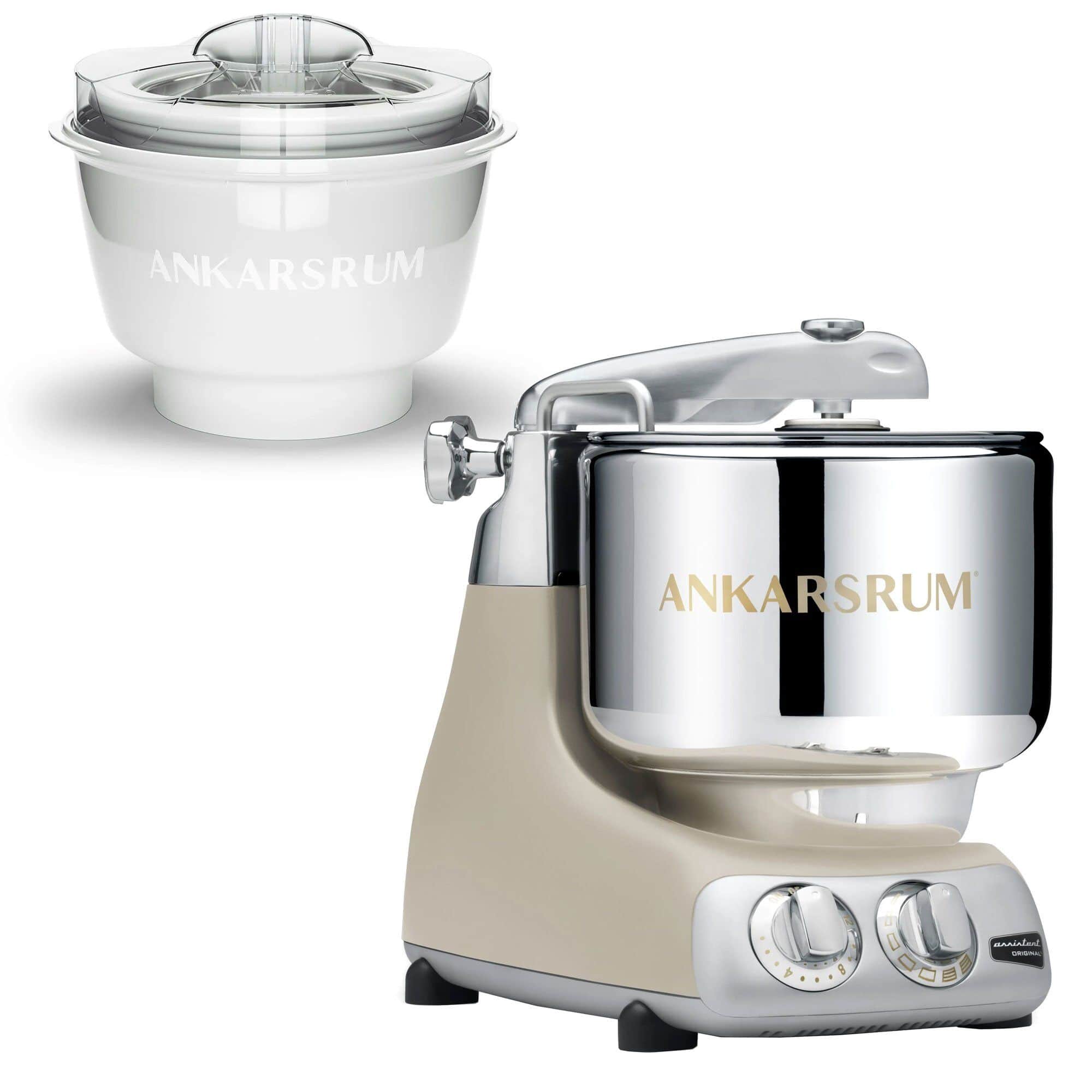 AKM 6230 köksmaskin med glassmaskin, harmony beige