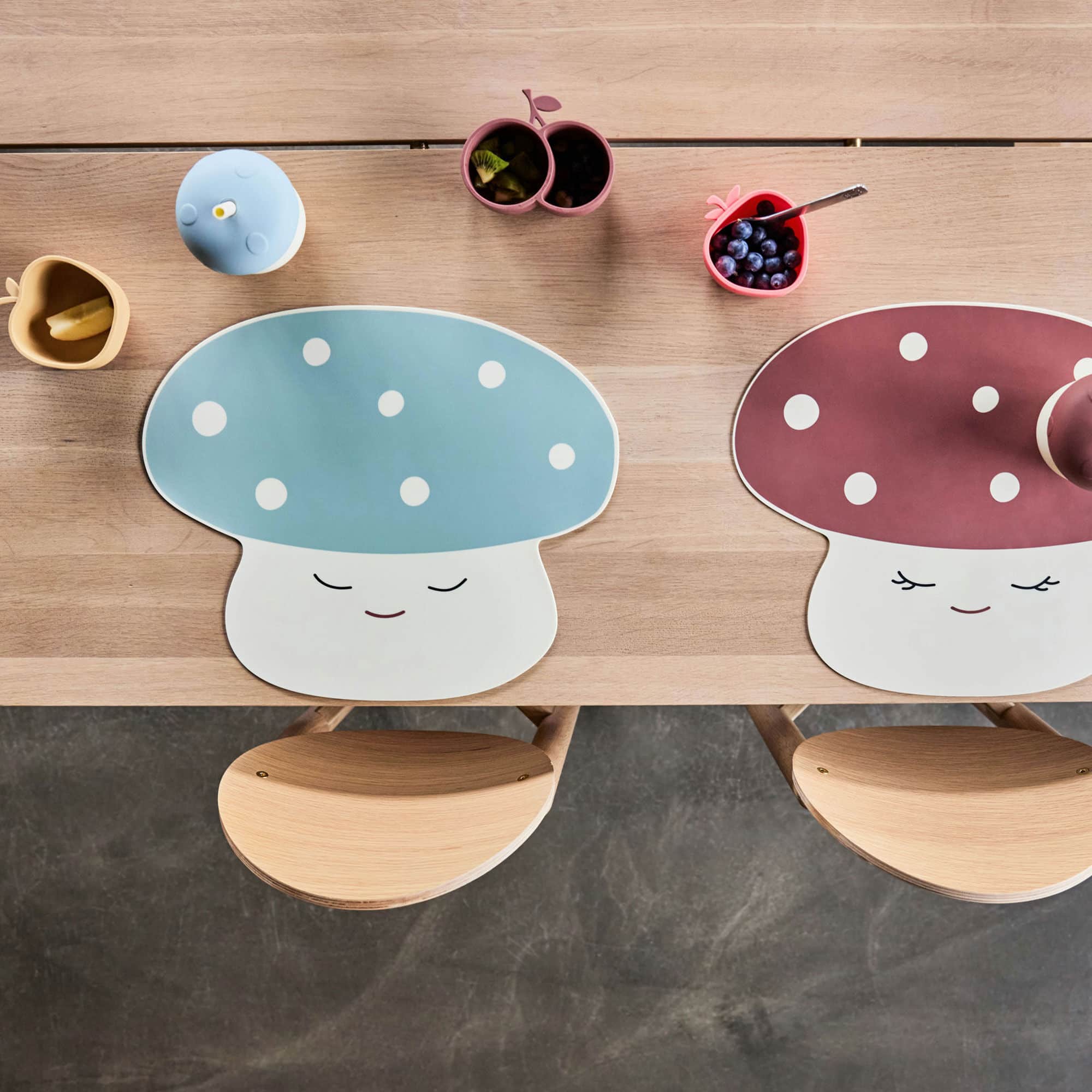OYOY Mini Yummy kulhosetti, strawberry& cherry
